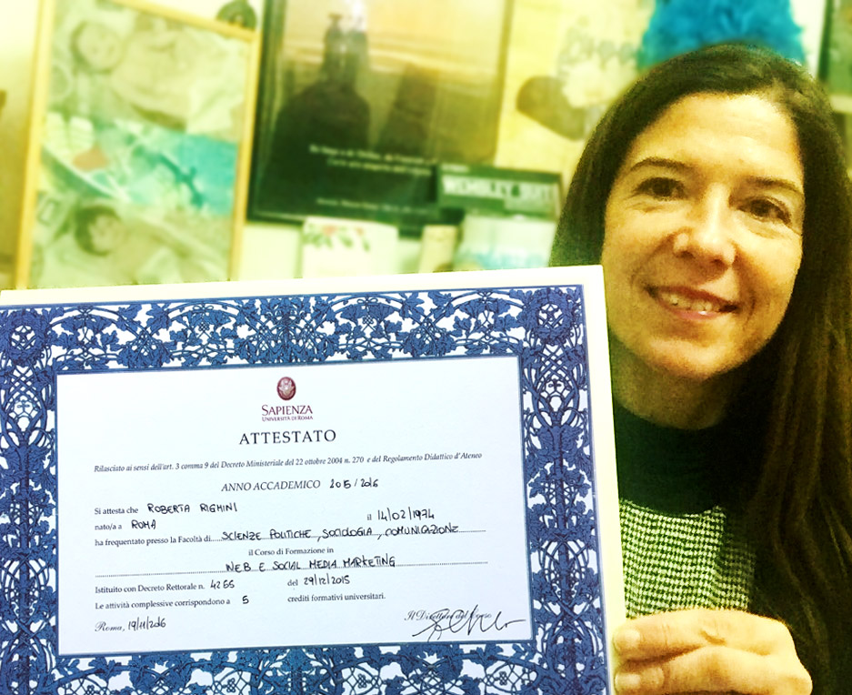 Attestato Social Media