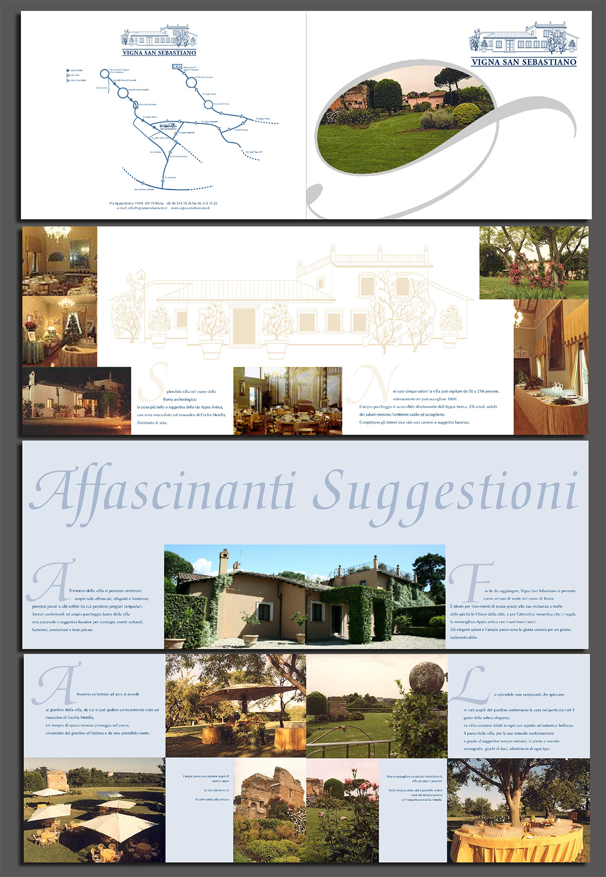 Vigna San Sebastiano, Brochure